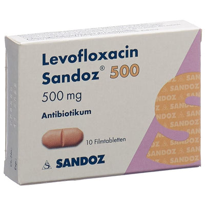 LEVOFLOXACIN Sandoz Filmtabl 500 mg 10 Stk