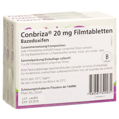 CONBRIZA Filmtabl 20 mg 84 Stk