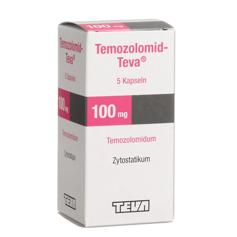 TEMOZOLOMID Teva Kaps 100 mg Fl 5 Stk