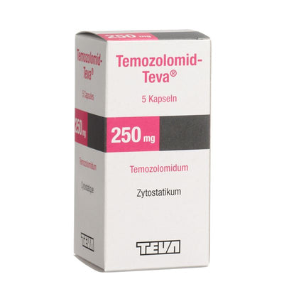 TEMOZOLOMID Teva Kaps 250 mg Fl 5 Stk