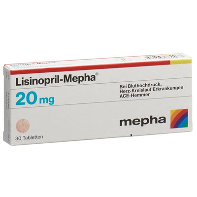 LISINOPRIL Mepha Tabl 20 mg 30 Stk