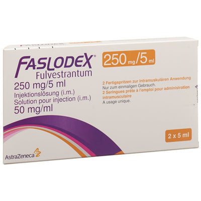 FASLODEX Inj Lös 250 mg/5ml 2 Fertspr 5 ml