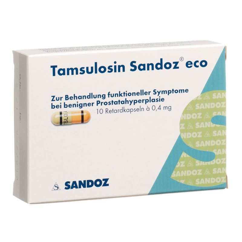 TAMSULOSIN Sandoz eco Ret Kaps 0.4 mg 10 Stk