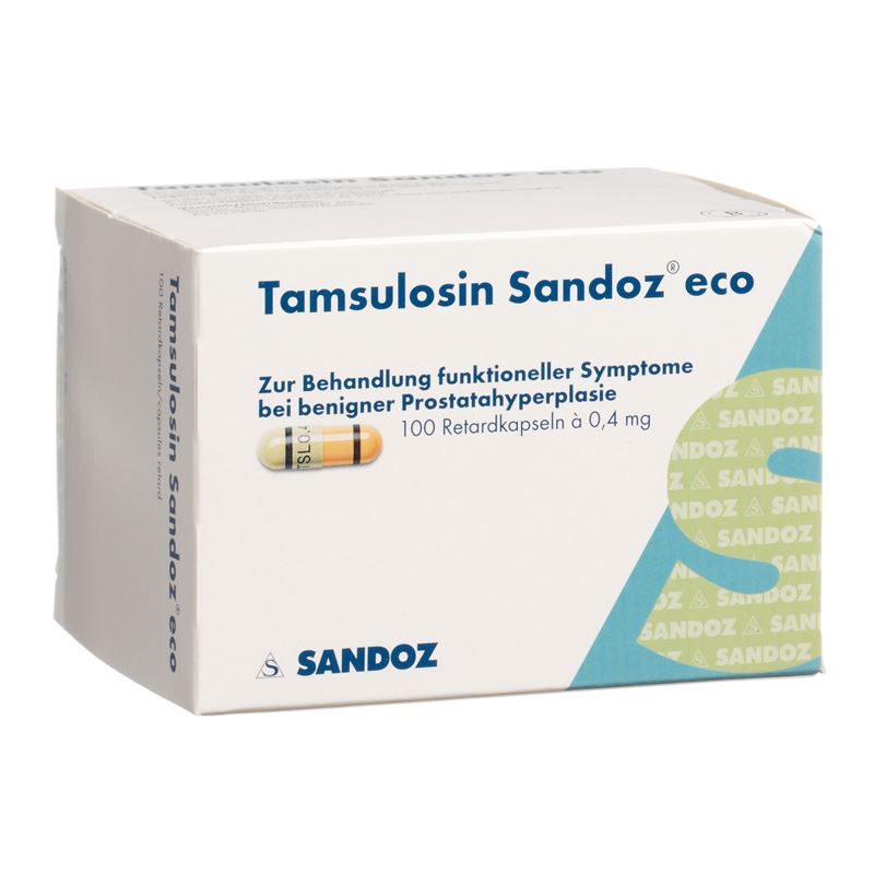 TAMSULOSIN Sandoz eco Ret Kaps 0.4 mg 100 Stk