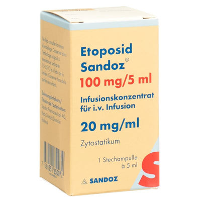 ETOPOSID Sandoz 100 mg/5ml Durchstf 5 ml