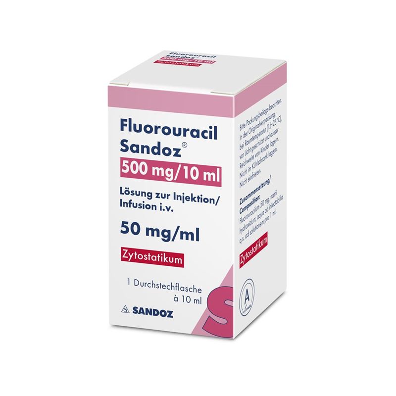 FLUOROURACIL Sandoz 500 mg/10ml Durchstf 10 ml