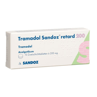 TRAMADOL Sandoz Ret Tabl 200 mg 10 Stk