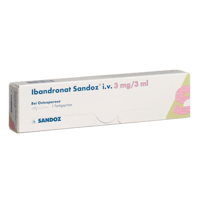 IBANDRONAT Sandoz Inj Lös 3 mg/3ml Fertspr 3 ml