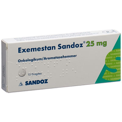 EXEMESTAN Sandoz Filmtabl 25 mg 15 Stk