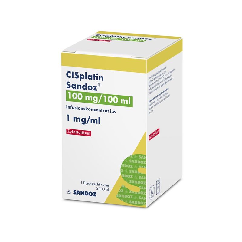 CISPLATIN Sandoz 100 mg/100ml Durchstf 100 ml