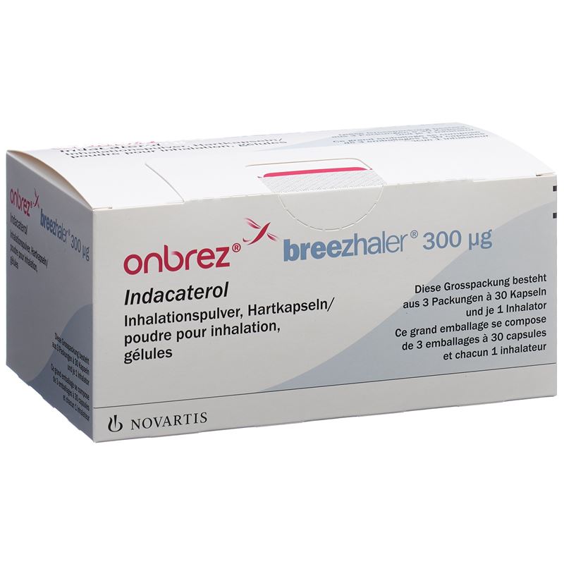 ONBREZ BREEZHALER 0.3 mg 3 x 30 Stk