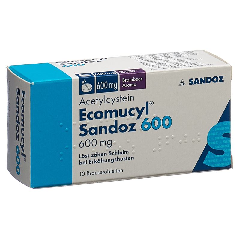 ECOMUCYL Sandoz Brausetabl 600 mg Ds 10 Stk