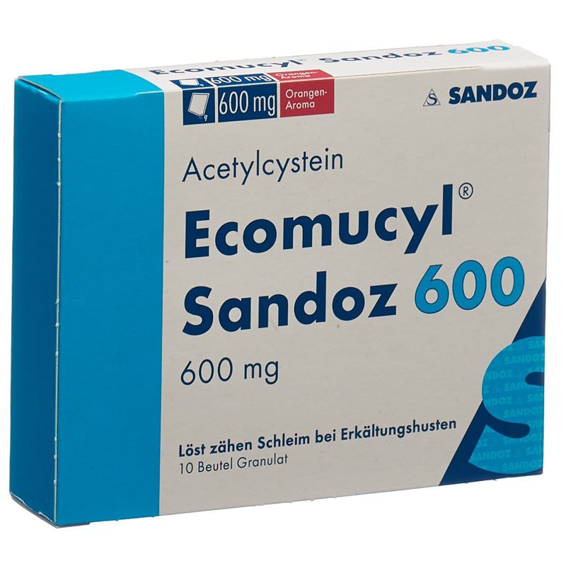 ECOMUCYL Sandoz Gran 600 mg Btl 10 Stk