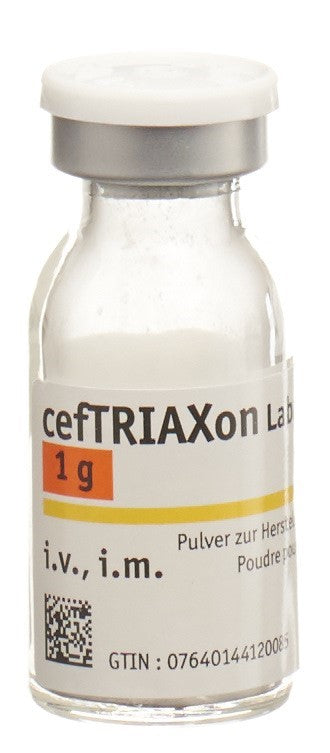 CEFTRIAXON Labatec Trockensub 1 g Durchstf