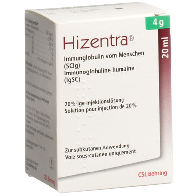 HIZENTRA Inj Lös 4 g/20ml Durchstf 20 ml