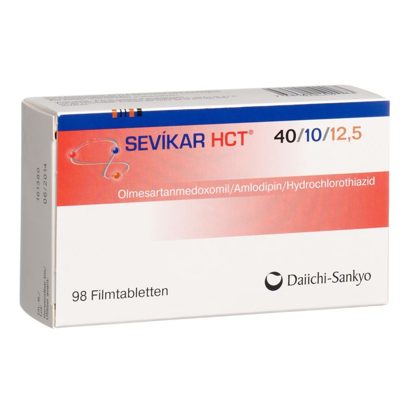 SEVIKAR HCT Filmtabl 40/10/12.5 mg 98 Stk