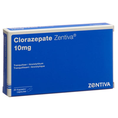 CLORAZEPATE Zentiva Kaps 10 mg 20 Stk