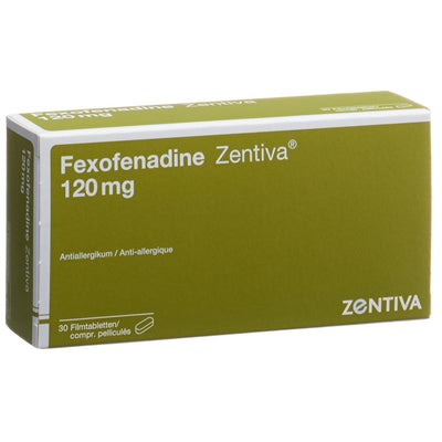 FEXOFENADINE Zentiva Filmtabl 120 mg 30 Stk