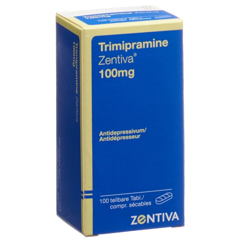 TRIMIPRAMINE Zentiva Tabl 100 mg Ds 100 Stk