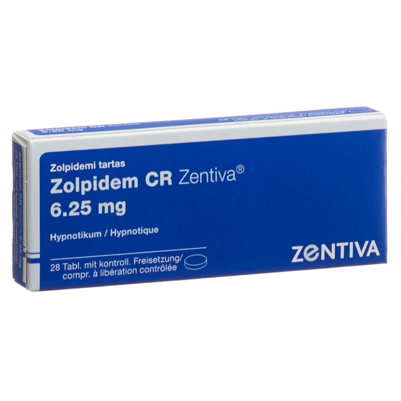 ZOLPIDEM CR Zentiva Ret Tabl 6.25 mg 28 Stk