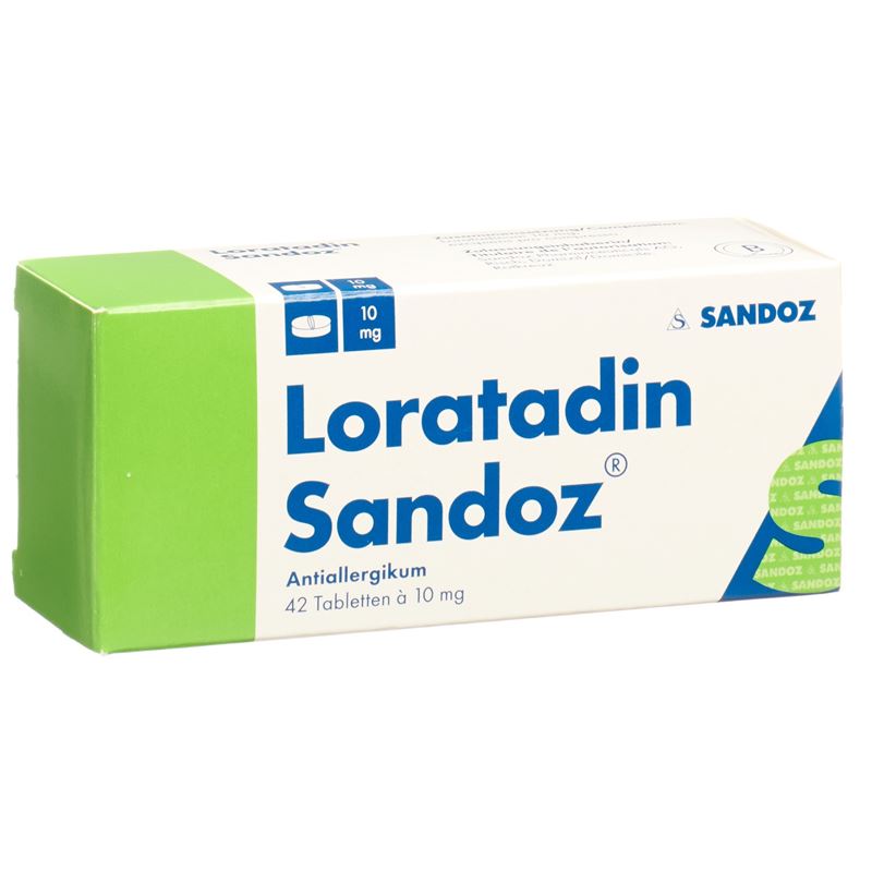 LORATADIN Sandoz Tabl 10 mg 42 Stk