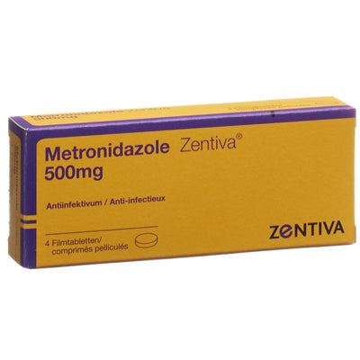 METRONIDAZOLE Zentiva Tricho Filmtabl 500 mg 4 Stk