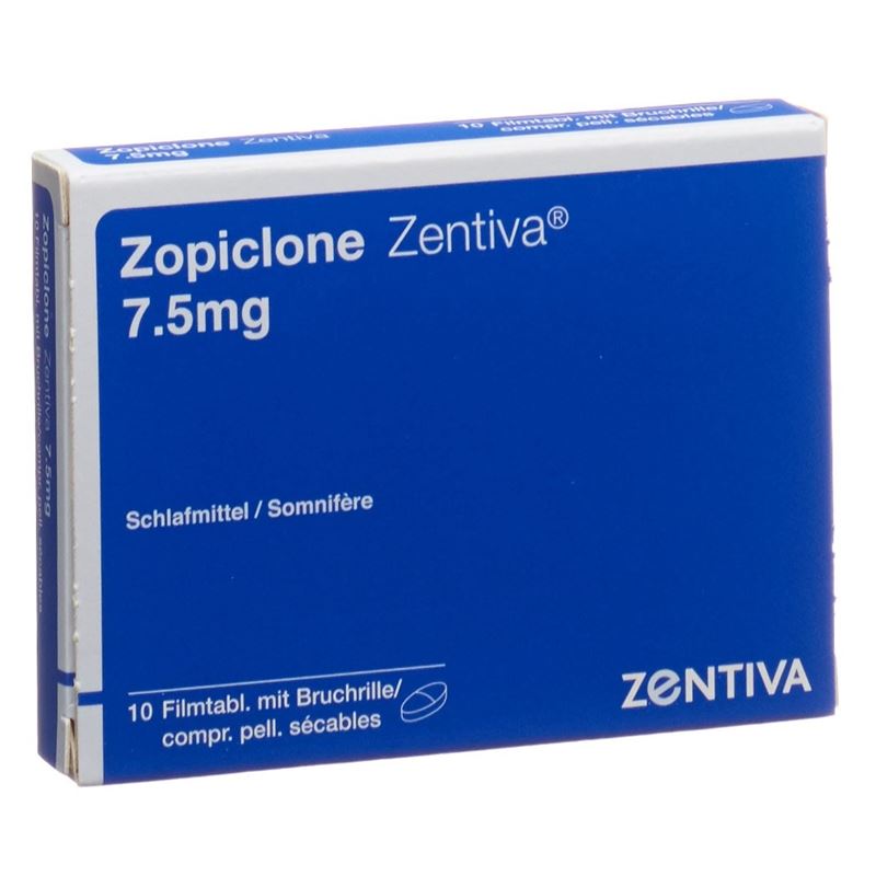 ZOPICLONE Zentiva Filmtabl 7.5 mg 10 Stk