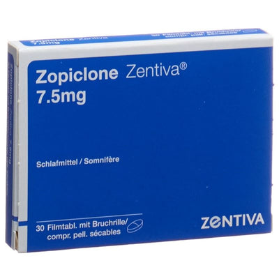 ZOPICLONE Zentiva Filmtabl 7.5 mg 30 Stk