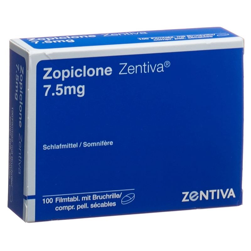 ZOPICLONE Zentiva Filmtabl 7.5 mg 100 Stk