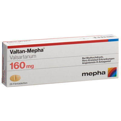 VALTAN Mepha Filmtabl 160 mg 28 Stk