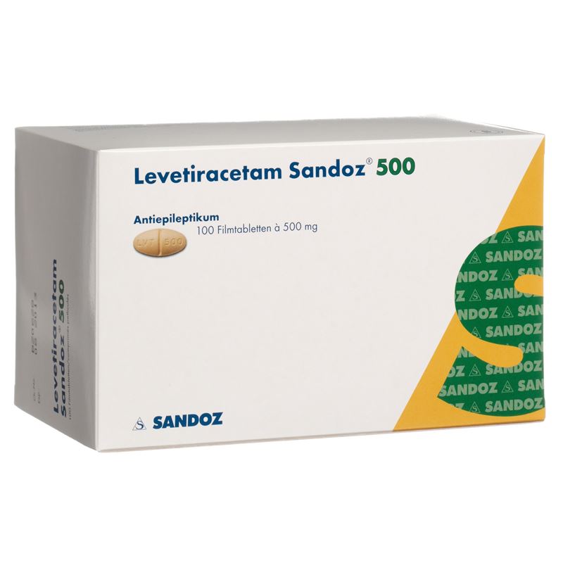 LEVETIRACETAM Sandoz Filmtabl 500 mg 100 Stk