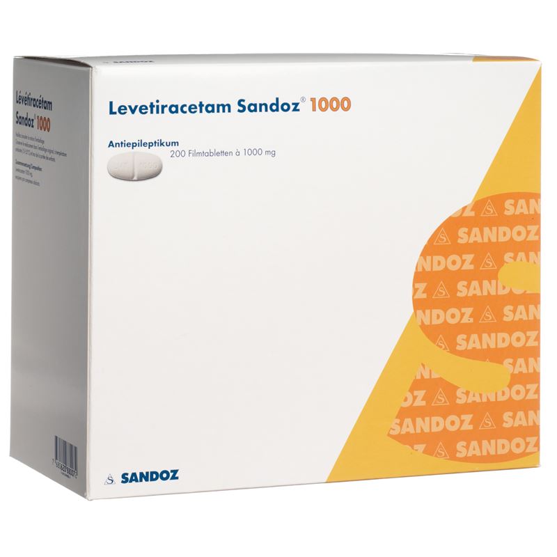 LEVETIRACETAM Sandoz Filmtabl 1000 mg 200 Stk