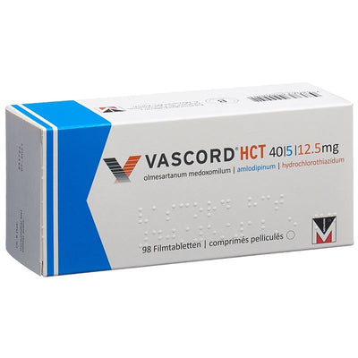 VASCORD HCT Filmtabl 40/5/12.5 mg 98 Stk