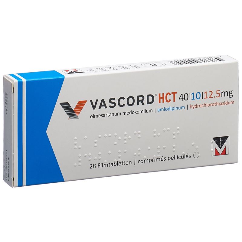 VASCORD HCT Filmtabl 40/10/12.5 mg 28 Stk