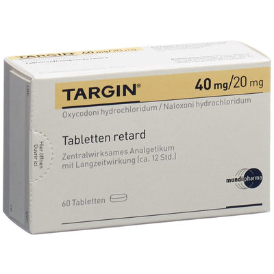 TARGIN Ret Tabl 40 mg/20 mg 60 Stk