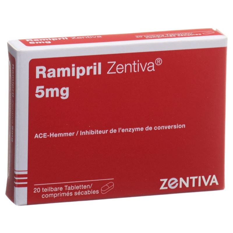 RAMIPRIL Zentiva Tabl 5 mg 20 Stk