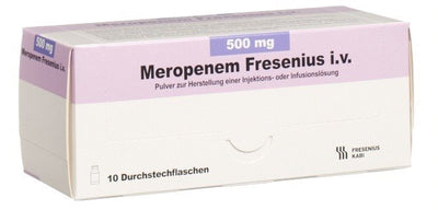 MEROPENEM Fresenius i.v. Trockensub 500 mg 10 Stk