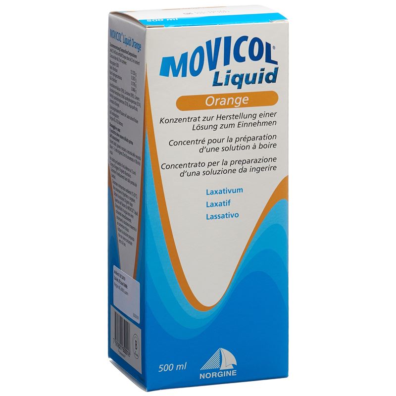 MOVICOL Liquid Trink Lös Orange Fl 500 ml