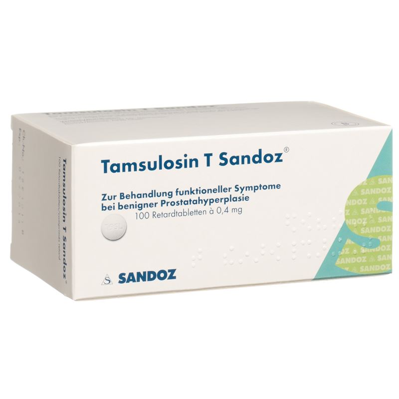 TAMSULOSIN T Sandoz Ret Tabl 0.4 mg 100 Stk