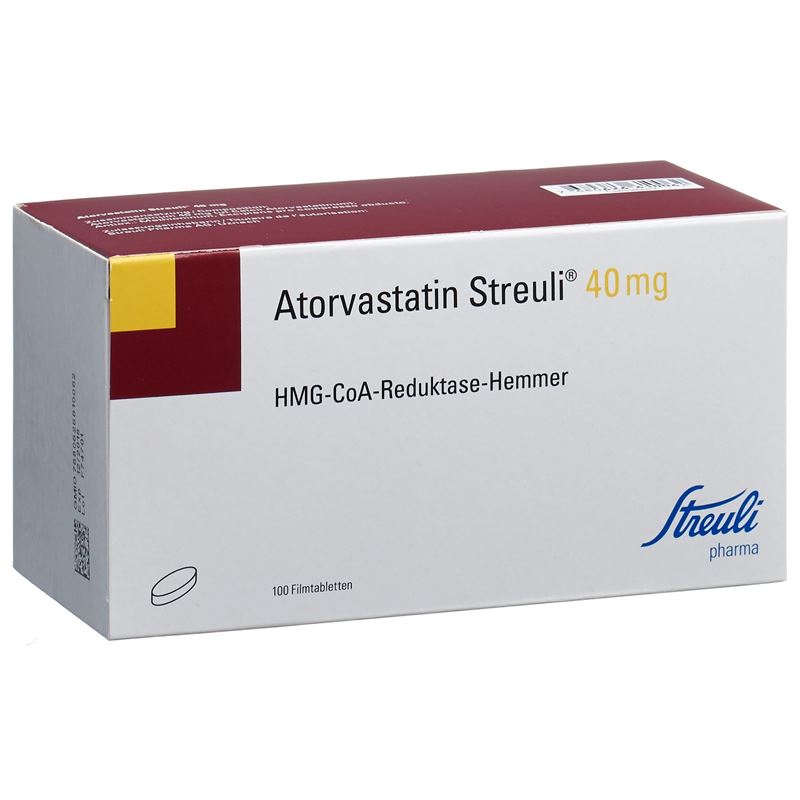 ATORVASTATIN Streuli Filmtabl 40 mg 100 Stk