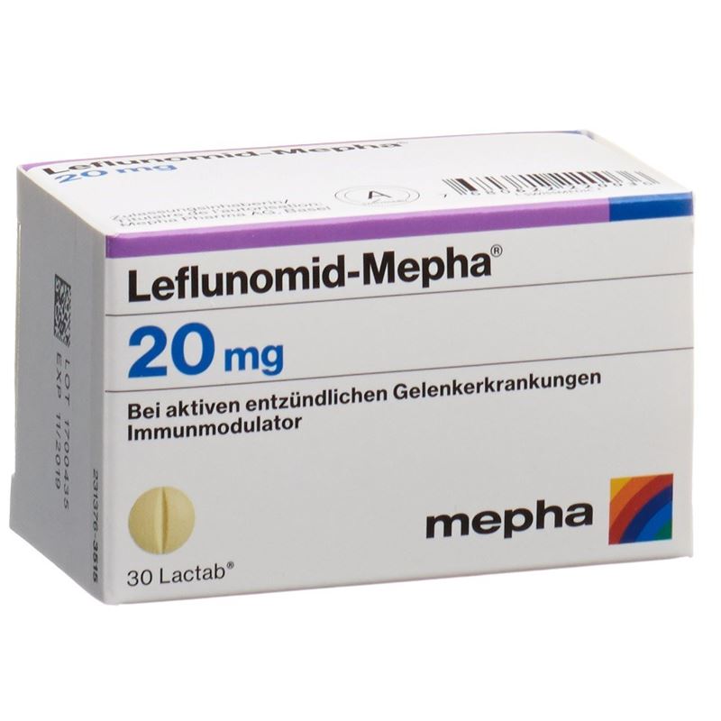 LEFLUNOMID Mepha Lactab 20 mg Ds 30 Stk