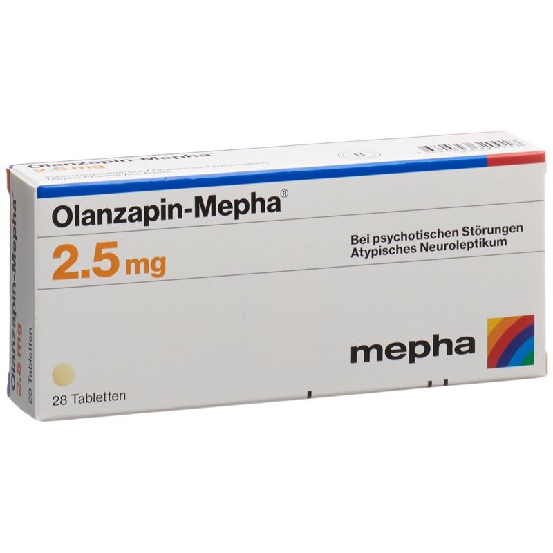 OLANZAPIN Mepha Tabl 2.5 mg 28 Stk