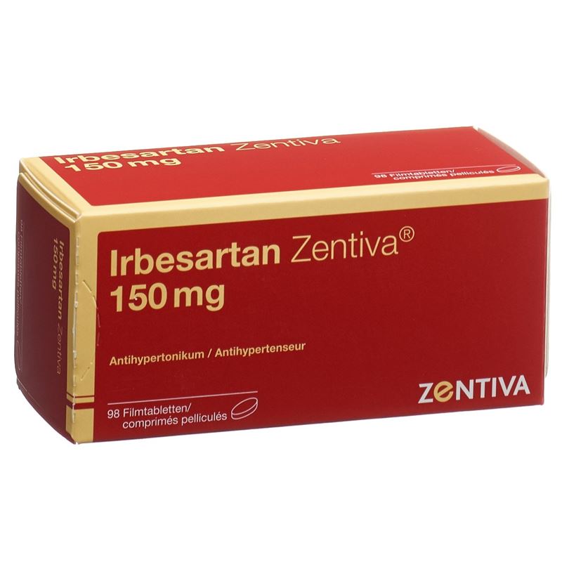 IRBESARTAN Zentiva Filmtabl 150 mg 98 Stk