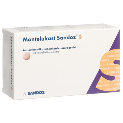 MONTELUKAST Sandoz Kautabl 5 mg 98 Stk