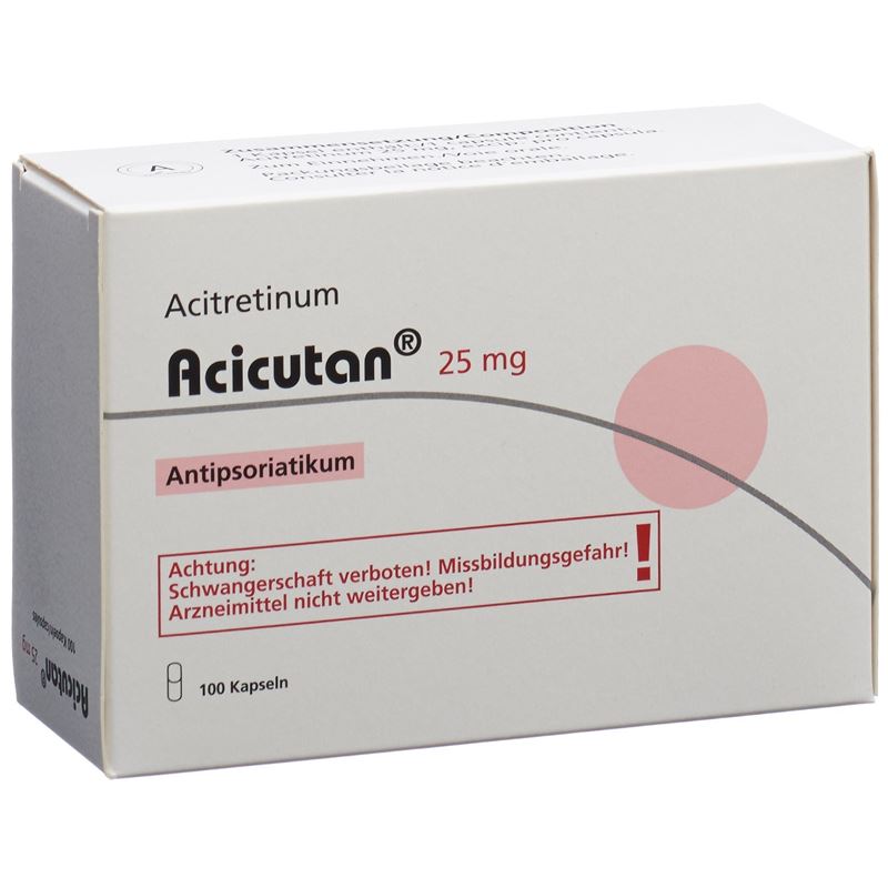 ACICUTAN Kaps 25 mg 100 Stk