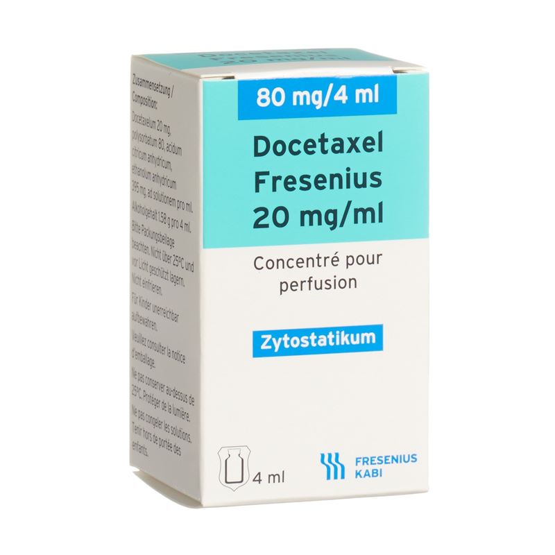 DOCETAXEL Fresenius i.v. 80 mg/4ml Durchstf