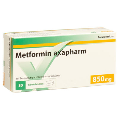 METFORMIN Axapharm Filmtabl 850 mg 30 Stk