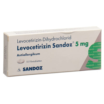 LEVOCETIRIZIN Sandoz Filmtabl 5 mg 10 Stk