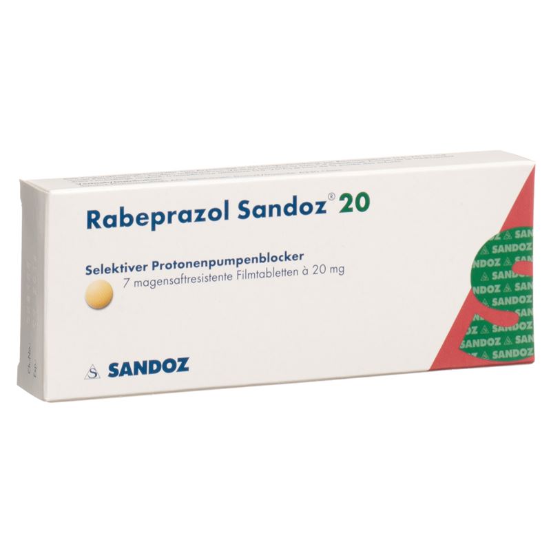 RABEPRAZOL Sandoz Tabl 20 mg 7 Stk