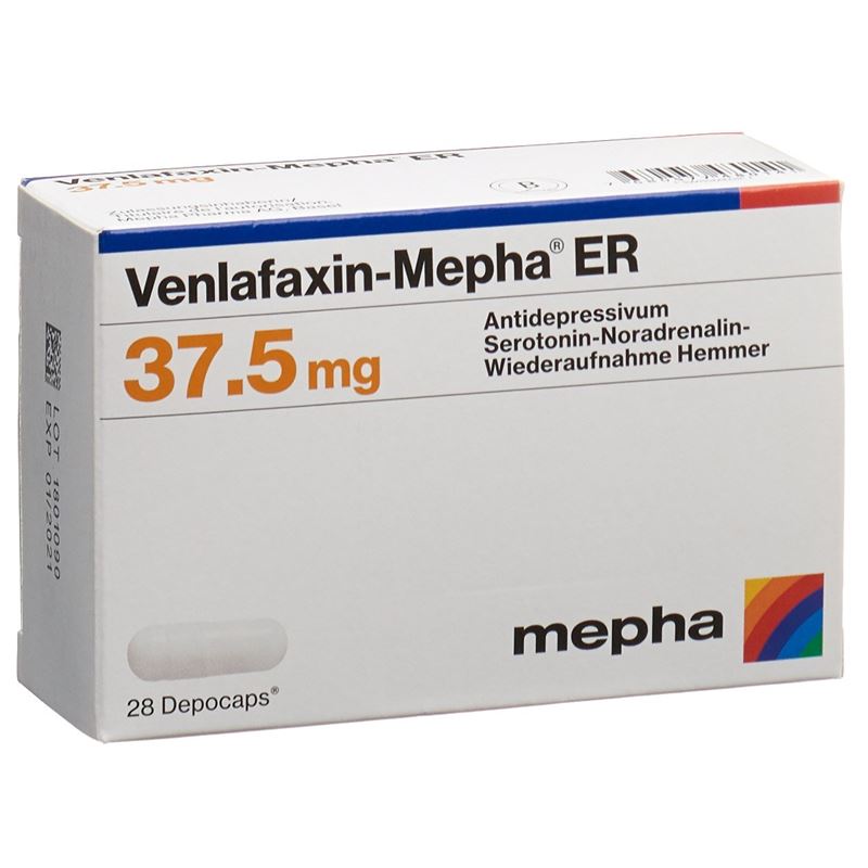 VENLAFAXIN Mepha ER Depocaps 37.5 mg 28 Stk